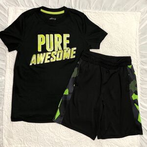Bundle of Boys Size 8 Medium BCG Shorts and Athletic Top